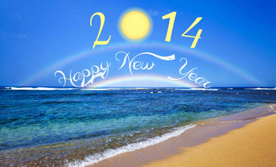 Happy-New-Year-2014-beach